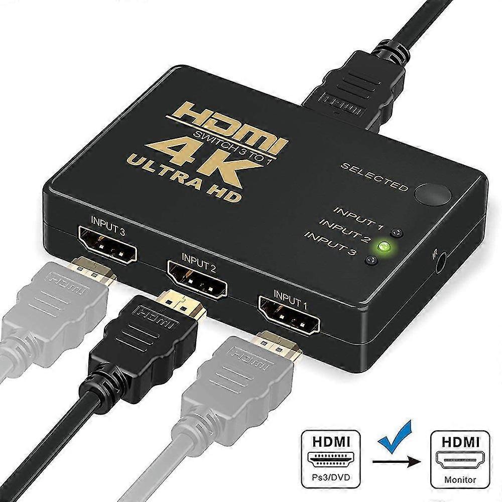 4K HDMI Switch 5 Port with Remote Control V1263-JX-3381
