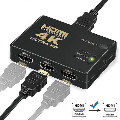 4K HDMI Switch 5 Port with Remote Control V1263-JX-3381