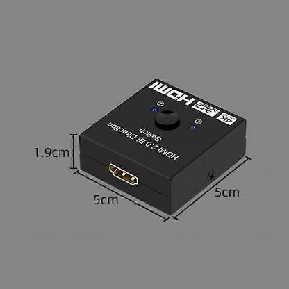 2 In 1 Out 4K HDMI Switch Bi-Directional Splitter V1263-JX-3382