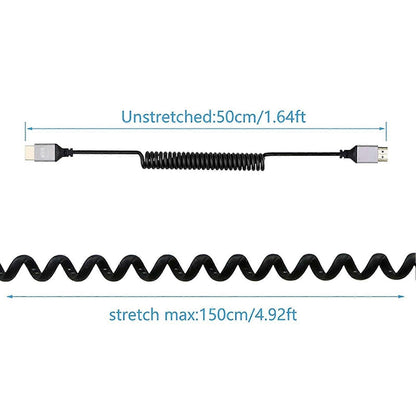 4K 60Hz HDMI/MICRO HDMI Cable High-Speed Retractable Universal V1263-JX-3385