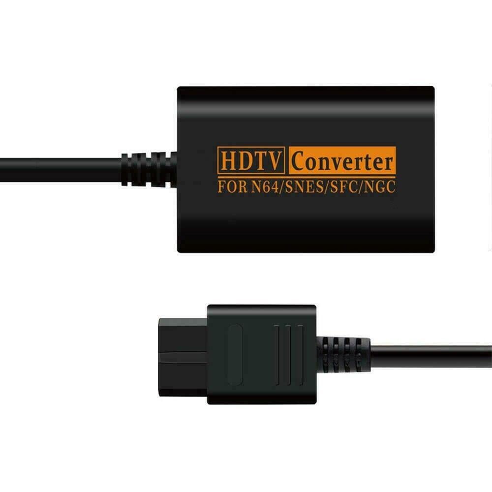 N64 to HDMI Converter 720P Plug & Play for Nintendo 64/GameCube/SNES V1263-JX-3387