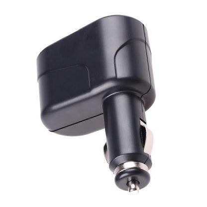 1 In 2 Out Car Cigarette Lighter Splitter Black 95x6x5cm V1263-JX-3389