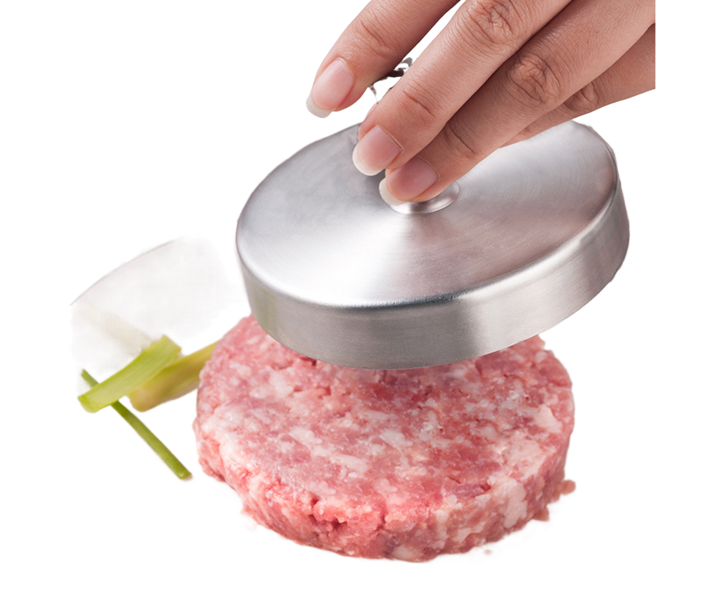 Hamburger Patty Maker Simple Operation Stainless Steel-Stainless Steel V1263-JX-339