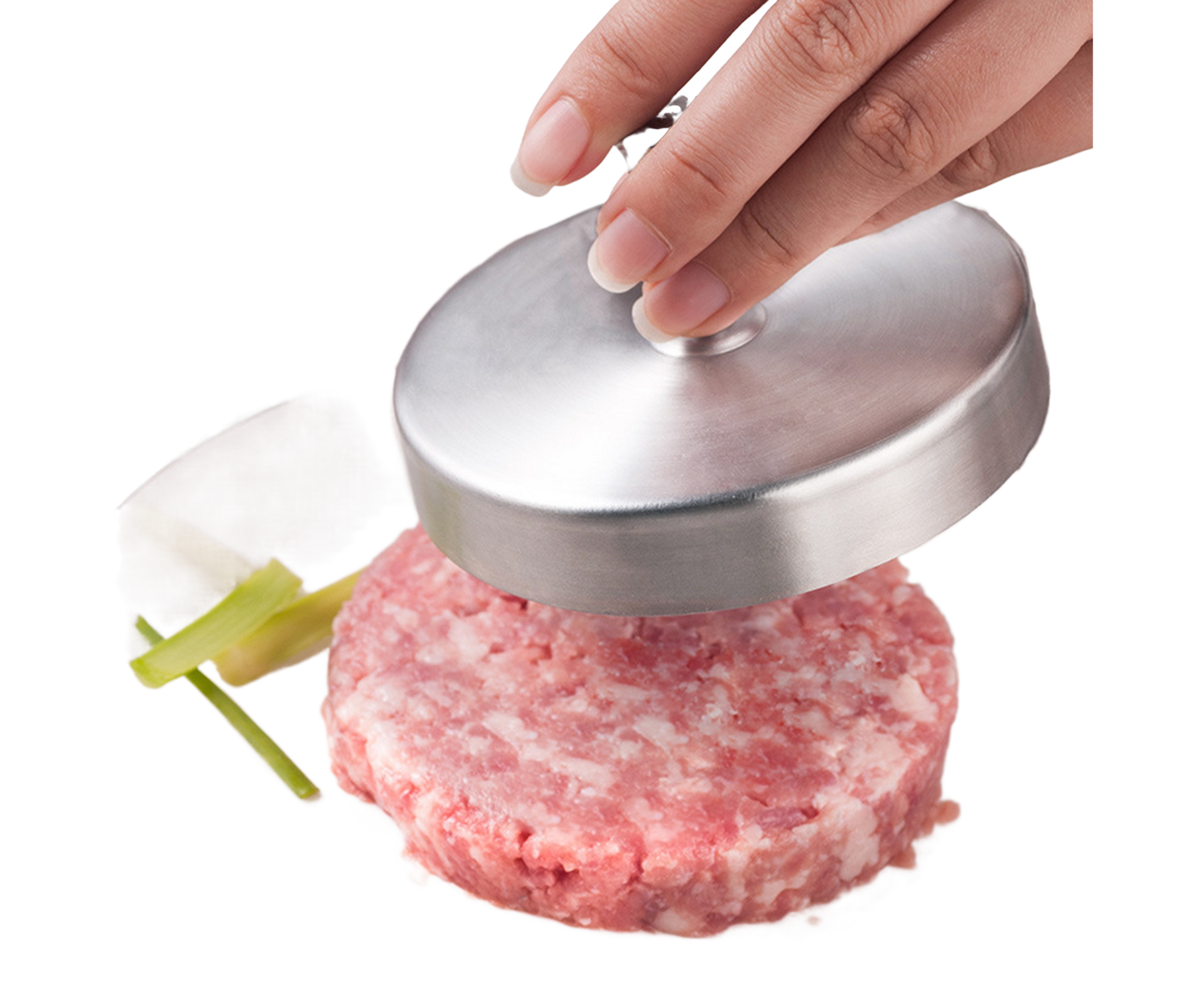 Hamburger Patty Maker Simple Operation Stainless Steel-Stainless Steel V1263-JX-339
