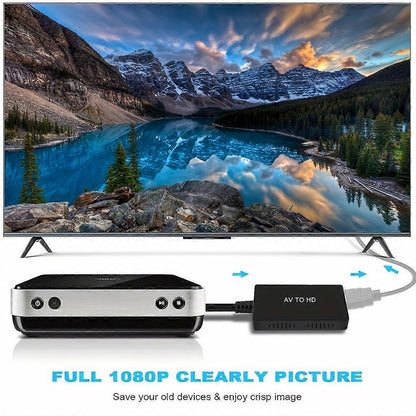 RCA to HDMI Converter 1080P for TV/PC/Gaming/DVD V1263-JX-3391
