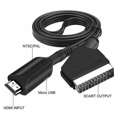 SCART to HDMI Converter for HDTV/DVD/Set-Top Box/PS3 V1263-JX-3392