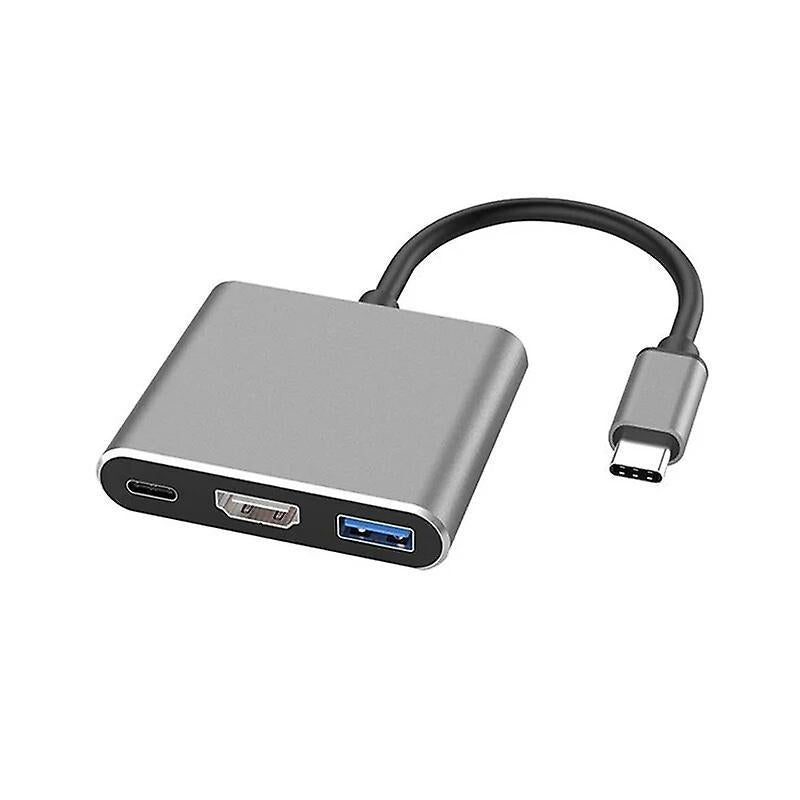 USB-C 3 In 1 Hub Type-C to HDMI/USB 3.0/PD Adapter V1263-JX-3394