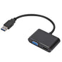 USB-C to HDMI/VGA Dual Monitor Adapter Plug & Play V1263-JX-3396