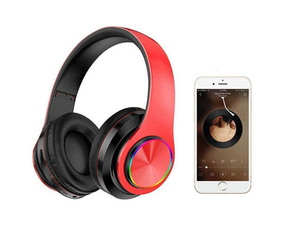 Wireless Headphones - Foldable & Lightweight - Bluetooth Over Ear Headphones with Mic V1263-JX-34