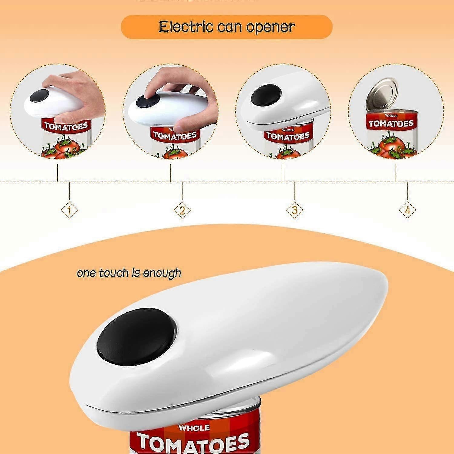 Electric Can Opener for Seniors - Smooth Edge Auto Opener V1263-JX-3403