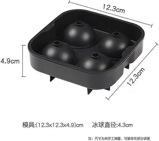 Sphere Ice Mold - Silicone Whiskey Glass Ball Maker V1263-JX-3409