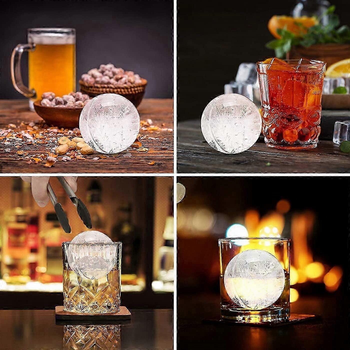 Sphere Ice Mold - Silicone Whiskey Glass Ball Maker V1263-JX-3409
