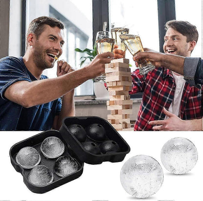 Sphere Ice Mold - Silicone Whiskey Glass Ball Maker V1263-JX-3409