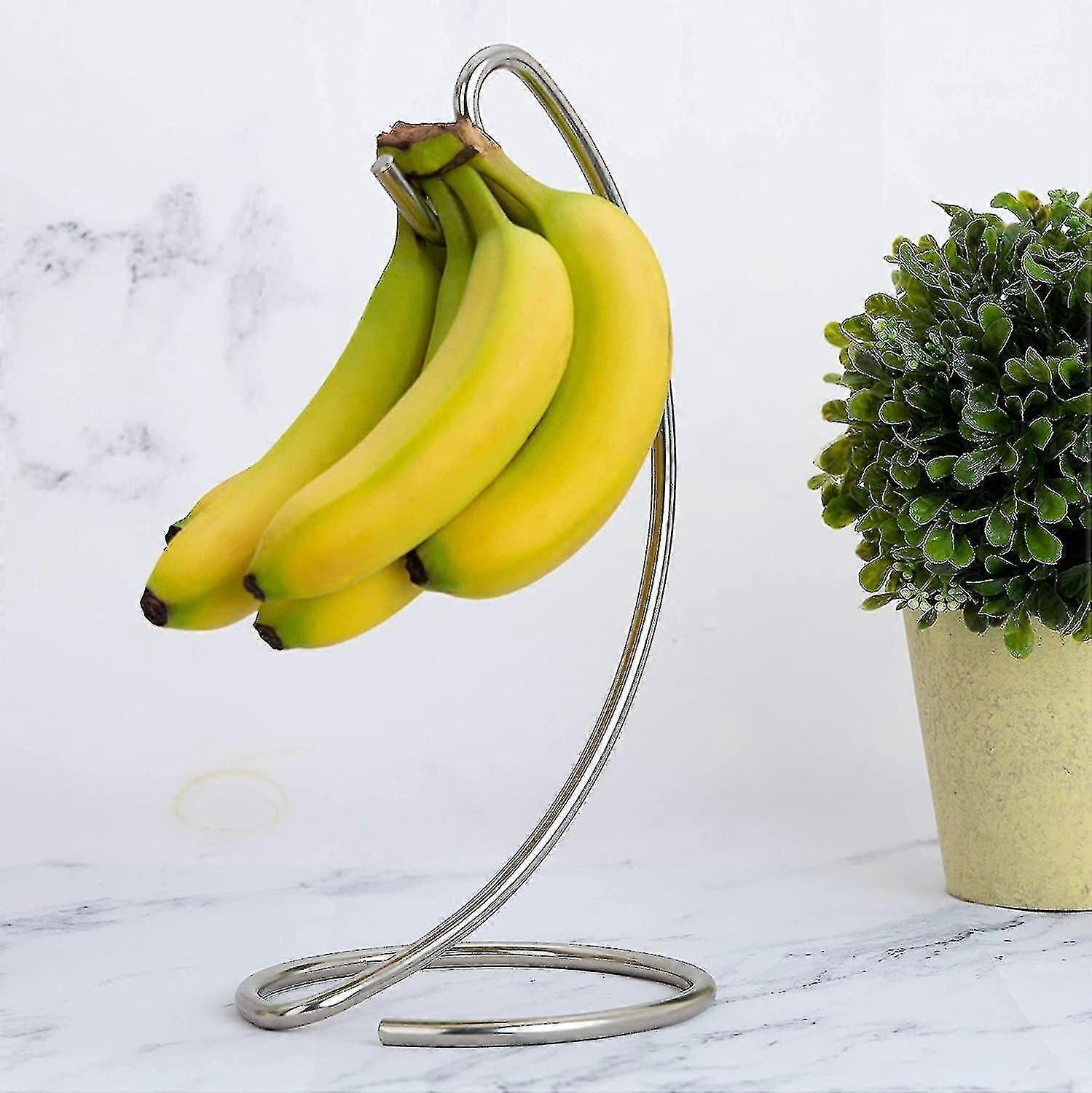 Modern Satin Nickel Banana Hanger Stand for Kitchen Countertop V1263-JX-3411