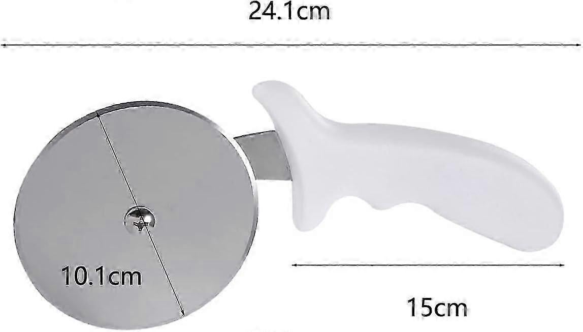 Stainless Steel Pizza Cutter with Non-Slip Handle V1263-JX-3413