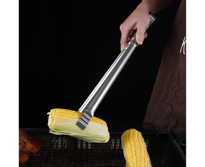 Barbecue Clip Heat Resistant Stainless Steel Food Clip-L V1263-JX-342