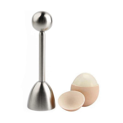 Stainless Steel Egg Topper & Cutter - 13.2 x 3.6 cm V1263-JX-3425