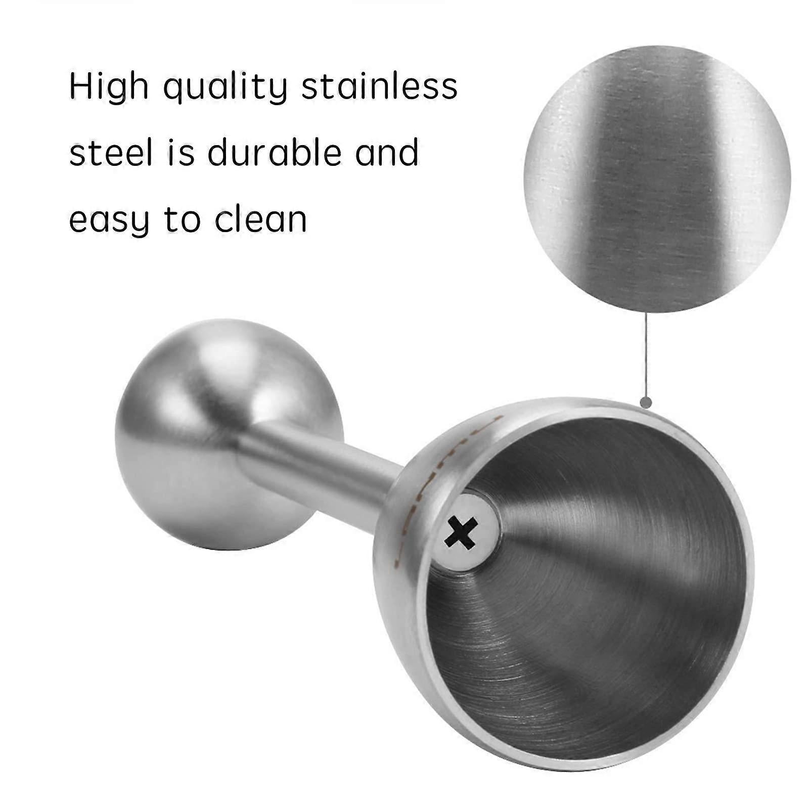 Stainless Steel Egg Topper & Cutter - 13.2 x 3.6 cm V1263-JX-3425