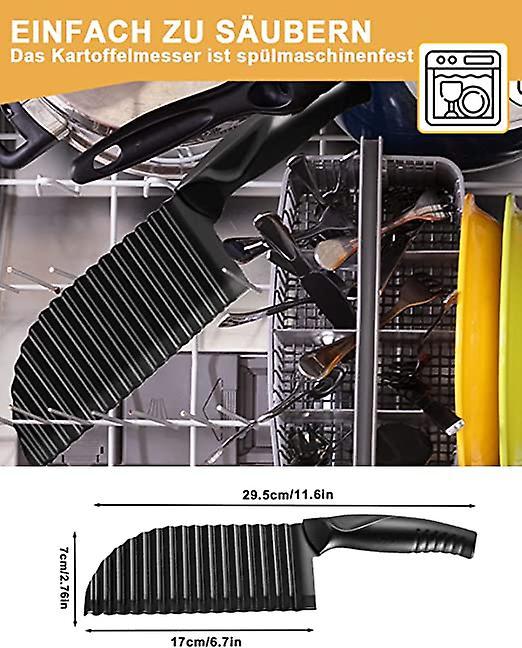 Stainless Steel Wave French Fries Cutter & Potato Slicer V1263-JX-3427