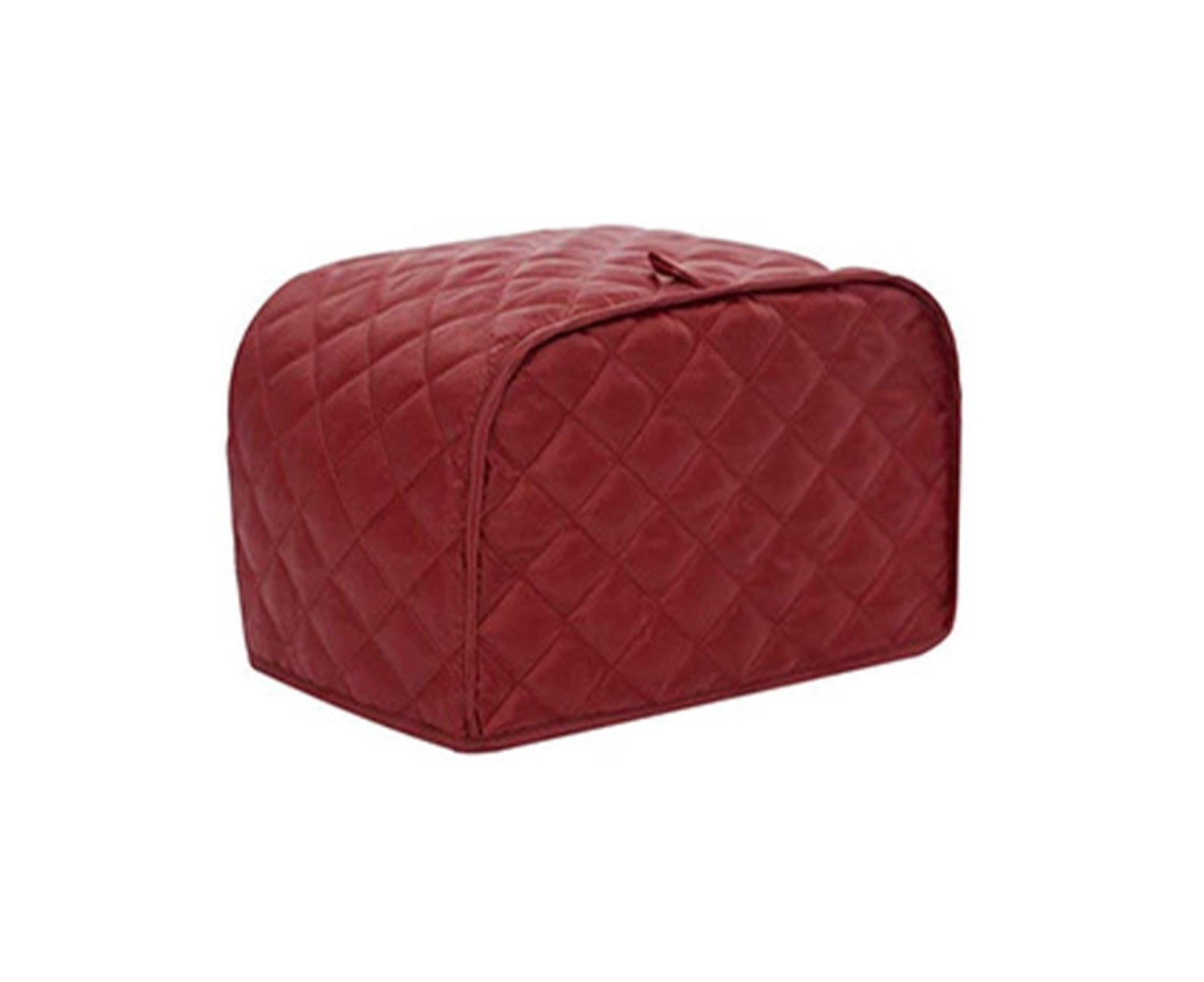 Toaster Cover Fine Stitching Poly Pongee Two Slice-Wine Red L V1263-JX-343
