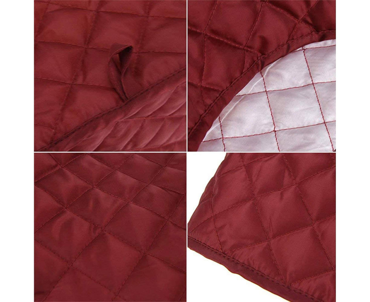 Toaster Cover Fine Stitching Poly Pongee Two Slice-Wine Red L V1263-JX-343