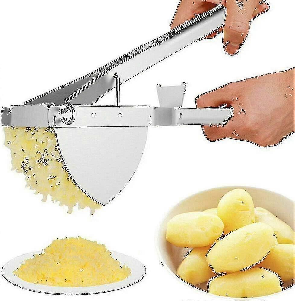 Stainless Steel Potato Masher & Press - Professional Kitchen Tool V1263-JX-3430