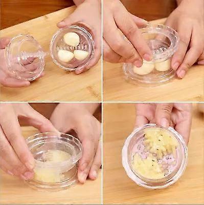 Garlic Twister 4th Gen - Handheld Mincer for Herbs, Nuts & More V1263-JX-3432