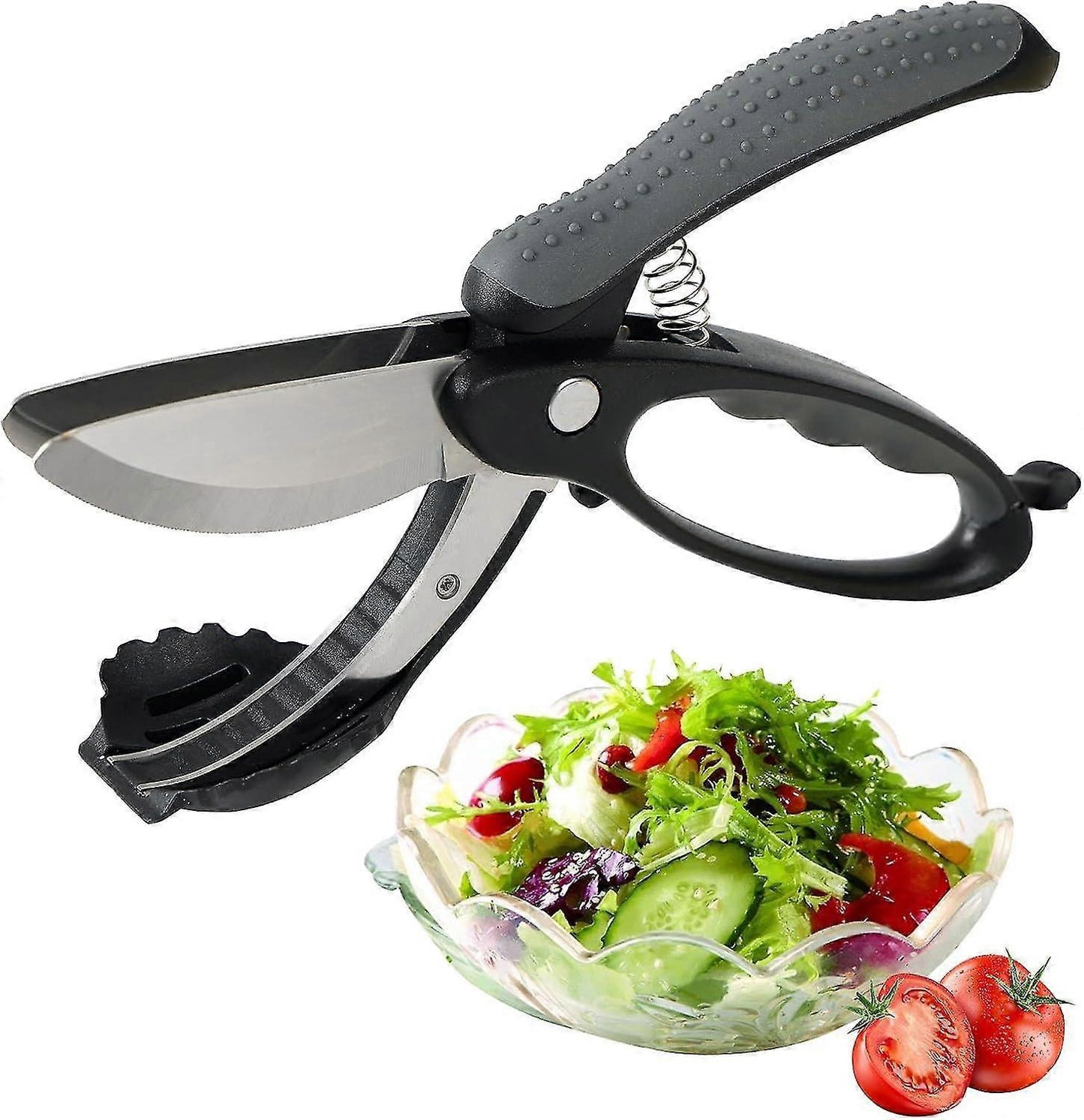 Salad Chopper with Double Blades - Lettuce Scissors for Chopped Salad V1263-JX-3437