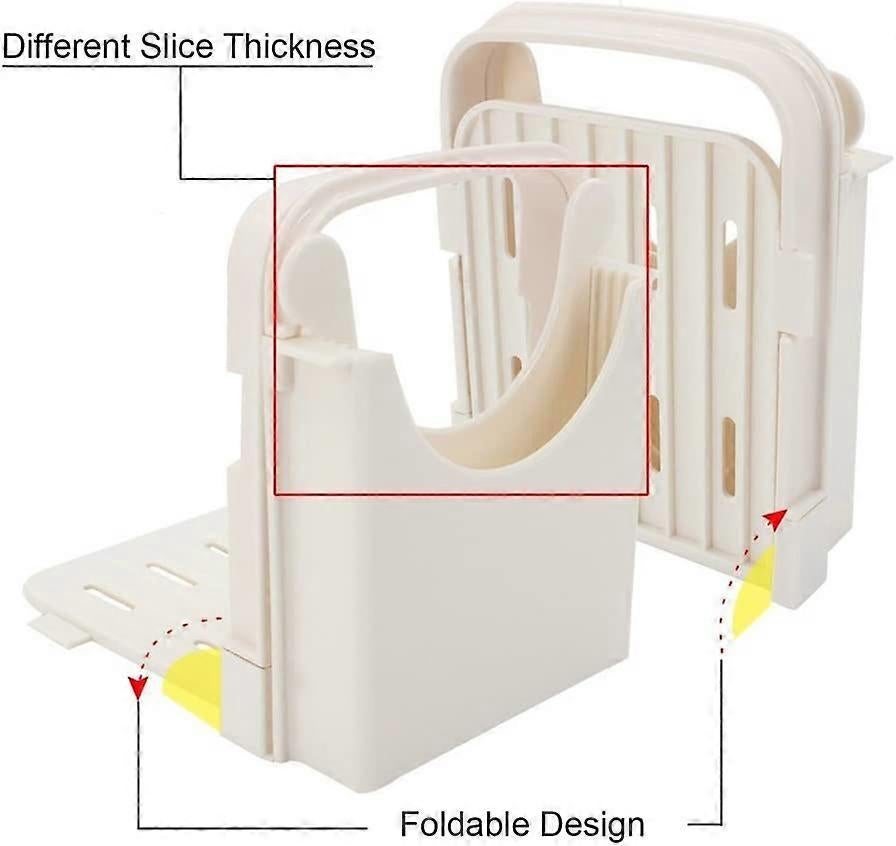 Adjustable Bread Slicer - Foldable Loaf & Toast Cutter V1263-JX-3438