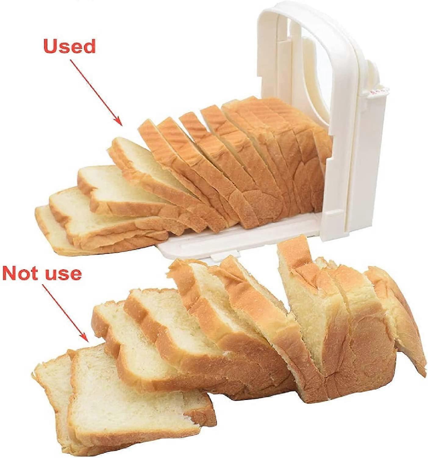 Adjustable Bread Slicer - Foldable Loaf & Toast Cutter V1263-JX-3438