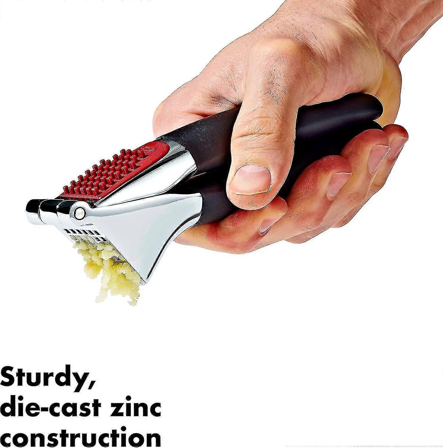 Easy-to-Use Garlic Press - Good Grips Kitchen Tool for Crushing Garlic V1263-JX-3439
