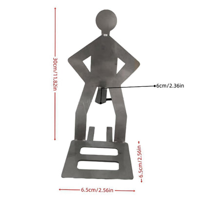 4PCS Funny BBQ Sausage Stand Holder - Portable Stainless Steel Roaster Rack V1263-JX-3440