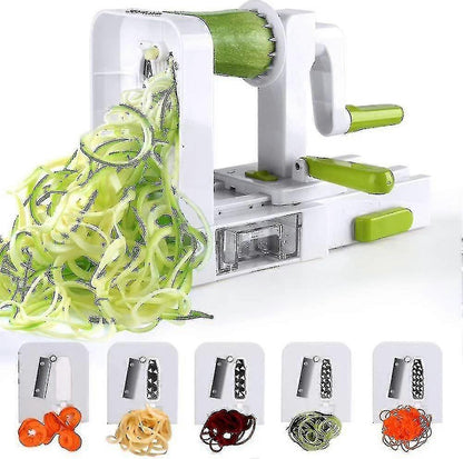 4-Blade Vegetable Spiralizer - Foldable Slicer for Zucchini & Veggie Pasta V1263-JX-3445