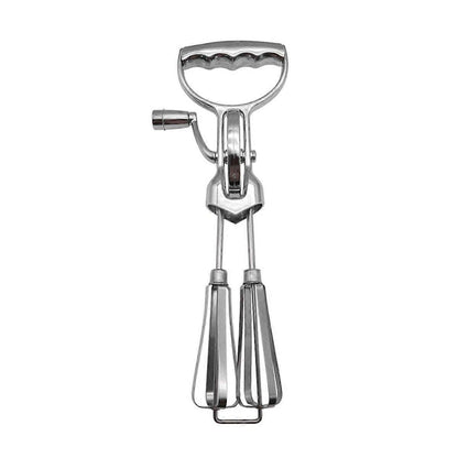 Handheld Double-Head Rotary Whisk - Stainless Steel Hand Whip V1263-JX-3447