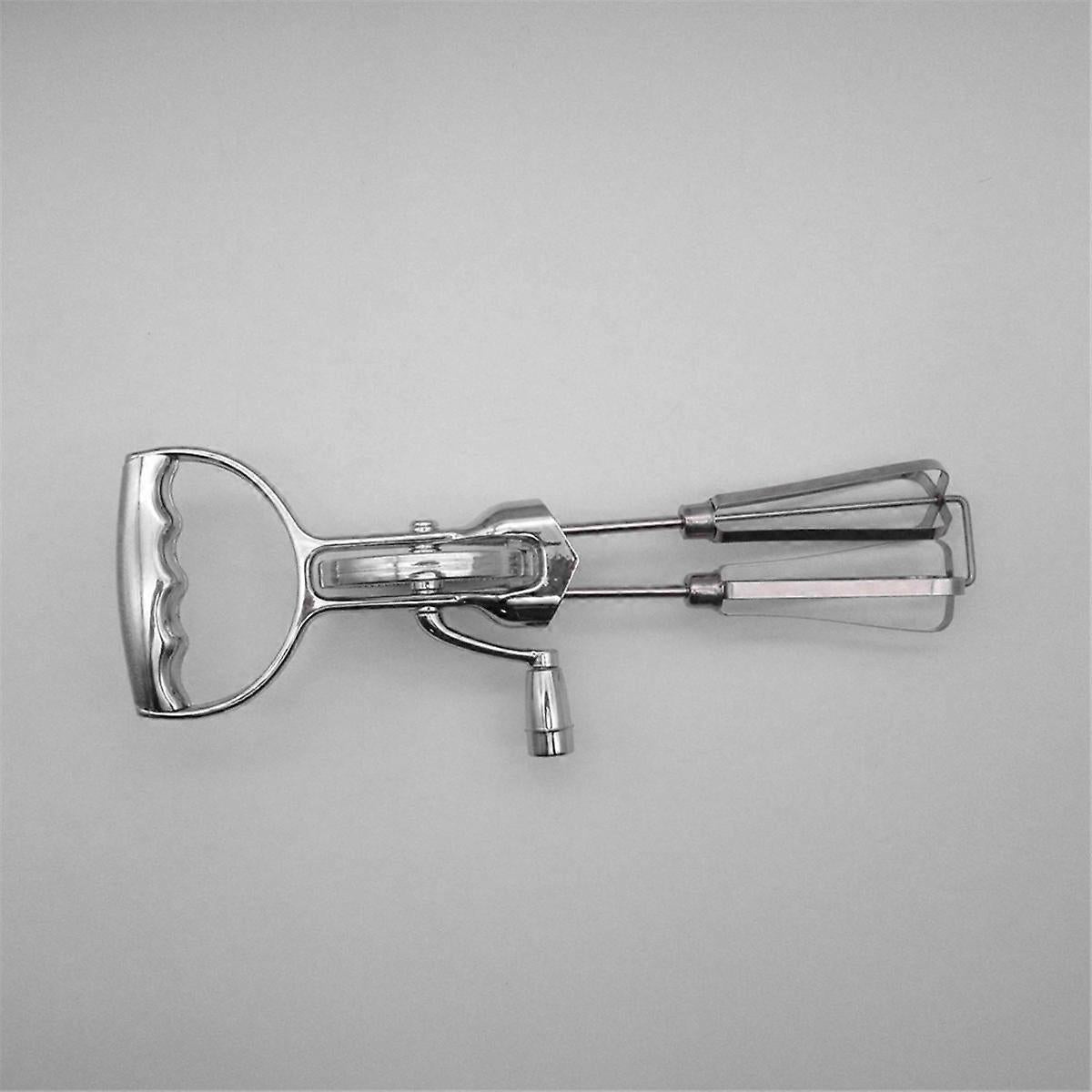 Handheld Double-Head Rotary Whisk - Stainless Steel Hand Whip V1263-JX-3447