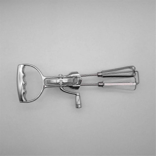 Handheld Double-Head Rotary Whisk - Stainless Steel Hand Whip V1263-JX-3447