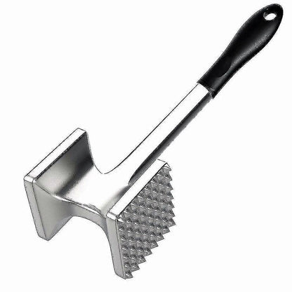 Large Meat Tenderizer - Stainless Steel Mallet for Beef & Chicken V1263-JX-3449