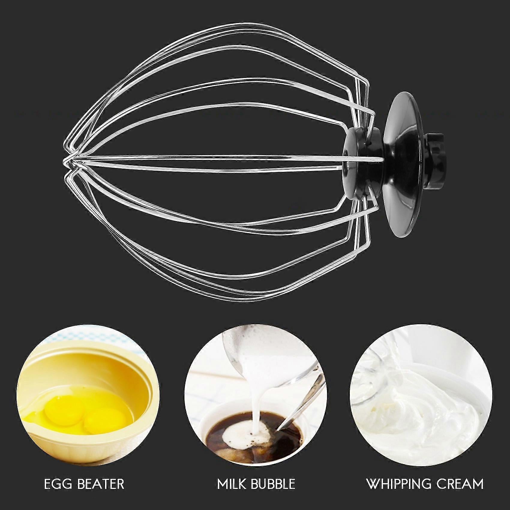 Stainless Steel Balloon Whisk - Wire Whip Mixer Attachment V1263-JX-3450