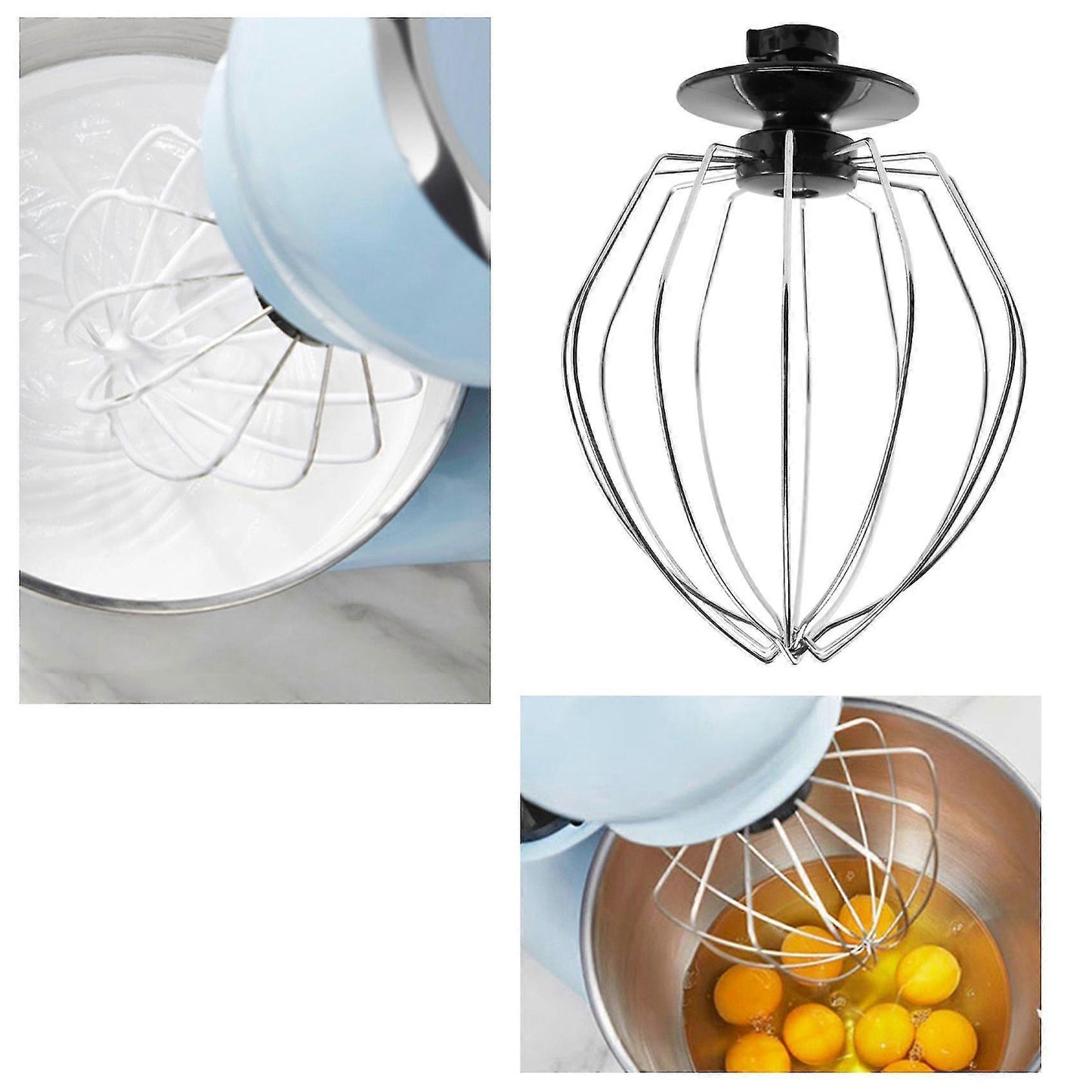 Stainless Steel Balloon Whisk - Wire Whip Mixer Attachment V1263-JX-3450
