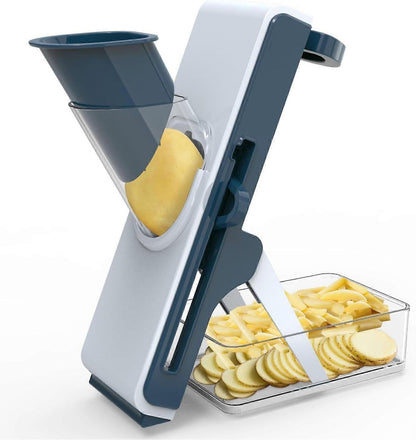 secure Mandoline Slicer - Adjustable Potato & Vegetable Chopper V1263-JX-3452