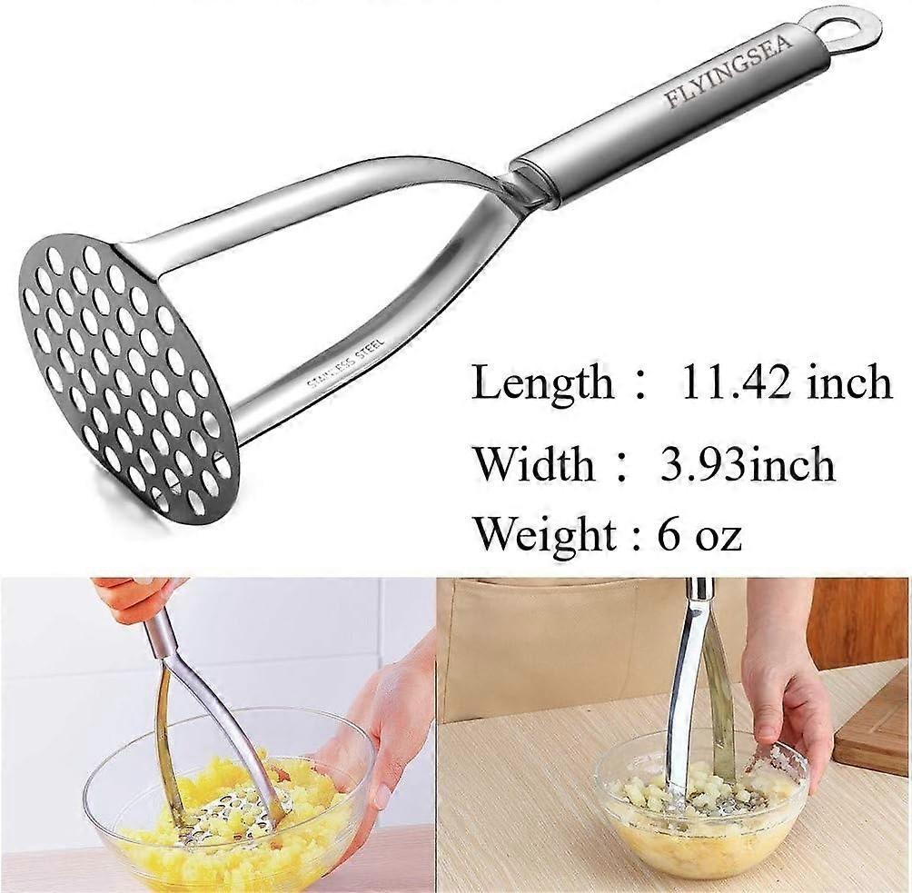 Professional Stainless Steel Potato Masher - 304 stainless steel Vegetable Masher V1263-JX-3455