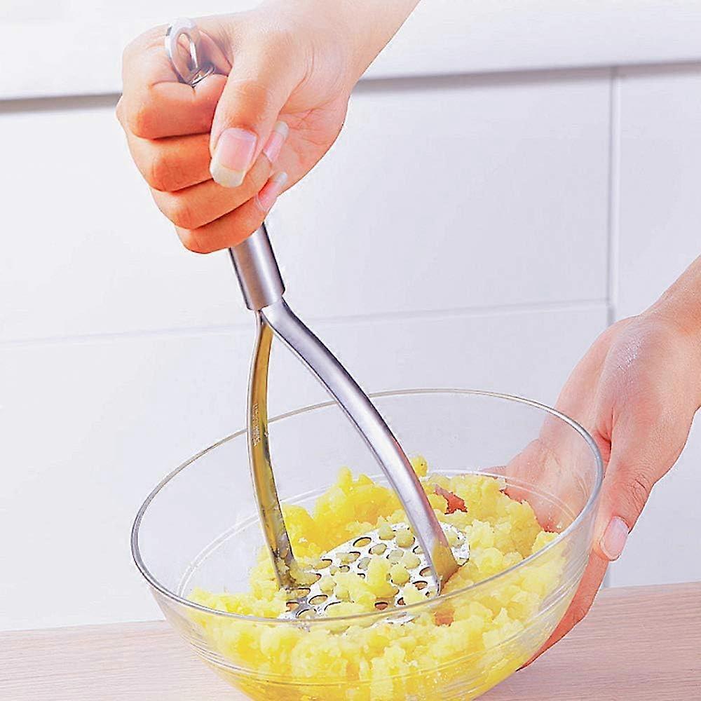 Professional Stainless Steel Potato Masher - 304 stainless steel Vegetable Masher V1263-JX-3455
