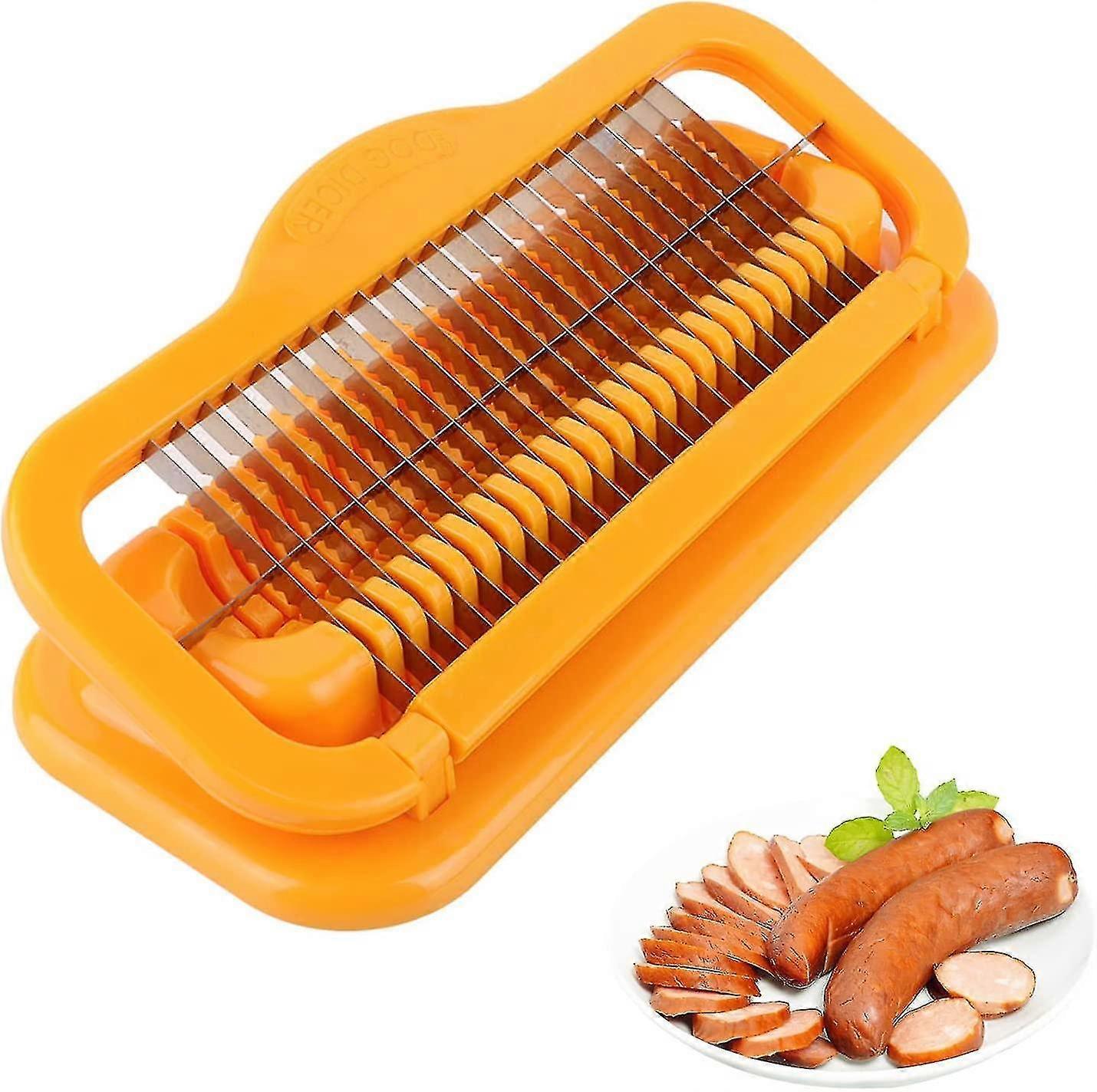 Hot Dog & Banana Slicer - Multifunctional Stainless Steel Cutter V1263-JX-3457