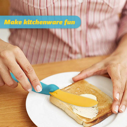 2PCS Splatypus Jar Spatula - Bread & Cheese Spreader V1263-JX-3459