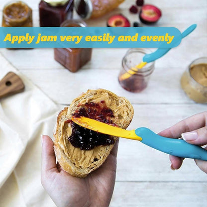 2PCS Splatypus Jar Spatula - Bread & Cheese Spreader V1263-JX-3459