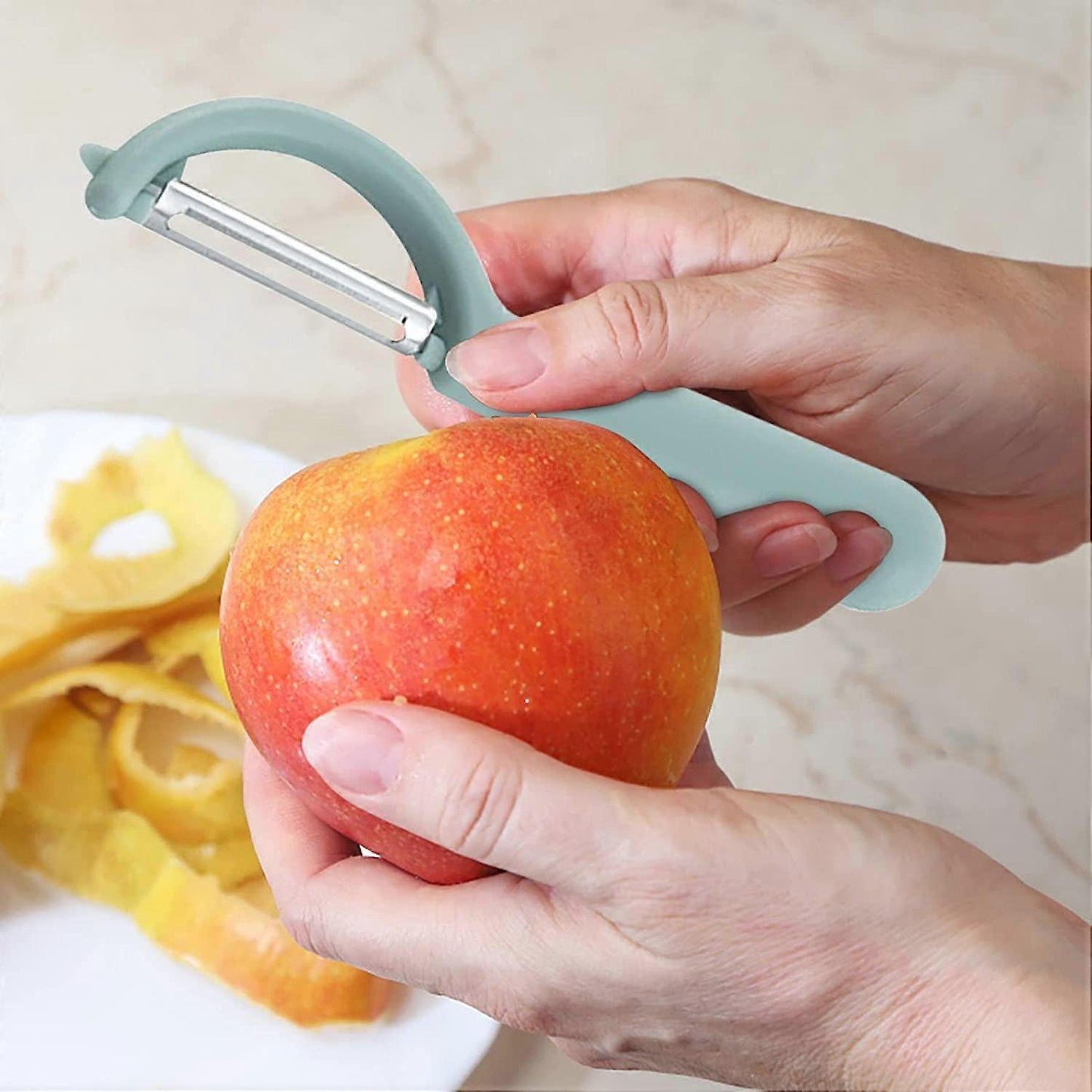 Stainless Steel Vegetable Peeler - Good Grip Apple & Carrot Peeler V1263-JX-3460