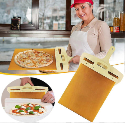 Sliding Pizza Peel - Paddle with Handle for Perfect Transfers V1263-JX-3462