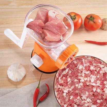 Manual Meat Grinder - Stainless Steel Mincer for Meat & Vegetables V1263-JX-3464