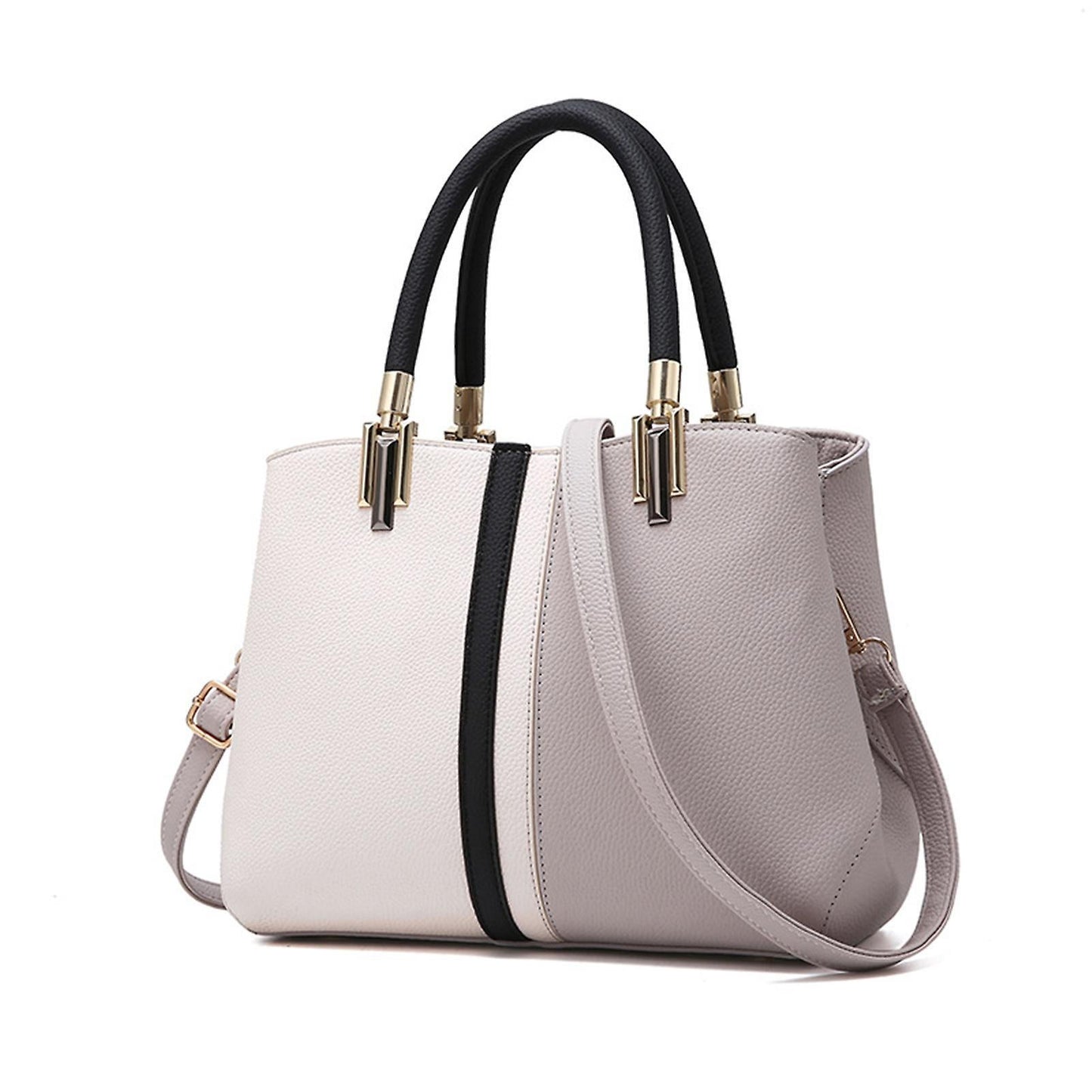 Women's PU Leather Tote Bag Large Capacity Waterproof Handbag V1263-JX-3468