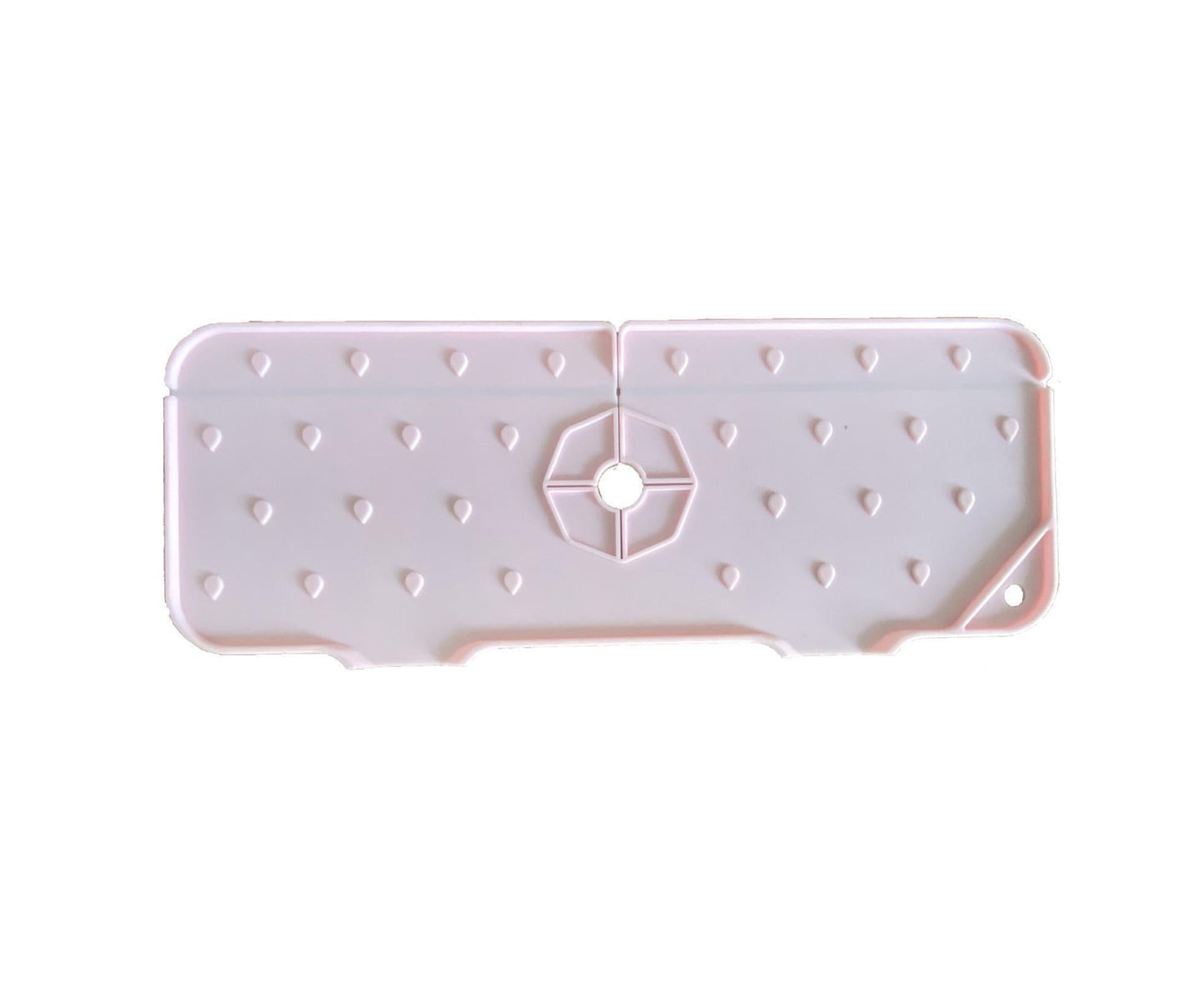 Waterproof Sink Faucet Mat Silicone Faucet Drain Cushion-Pink V1263-JX-347